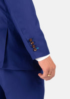 Ellis Royal Blue Twill Jacket - SARTORO247