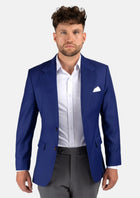 Ellis Royal Blue Twill Jacket - SARTORO490