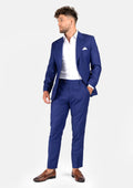 Ellis Royal Blue Twill Suit - SARTORO