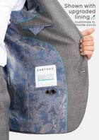 Ellis Spanish Grey Prince Of Wales Jacket - SARTORO218