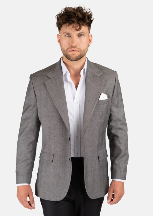 Ellis Spanish Grey Prince Of Wales Jacket - SARTORO