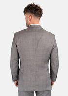Ellis Spanish Grey Prince Of Wales Jacket - SARTORO431