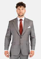 Ellis Spanish Grey Prince Of Wales Suit - SARTORO103