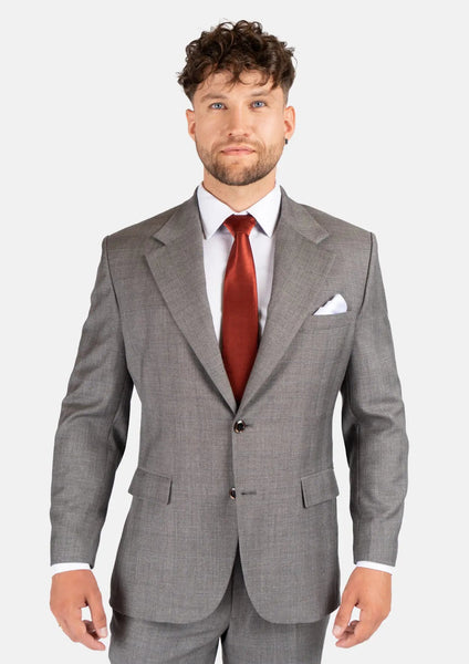 Men's Ellis Spanish Grey Prince of Wales Suit