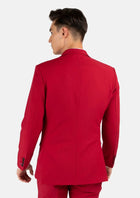 Ellis Spanish Red Stretch Jacket - SARTORO358