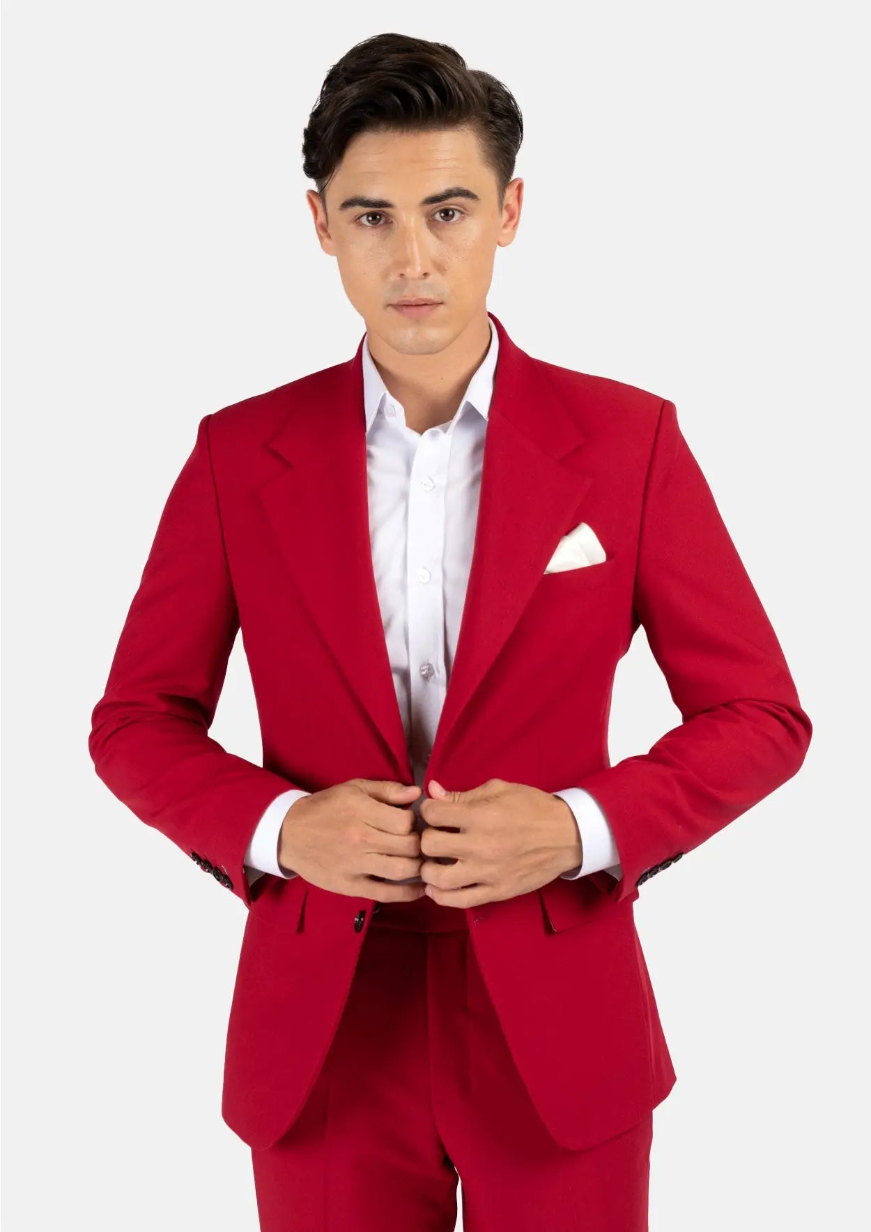 Men's Ellis Spanish Red Stretch Suit