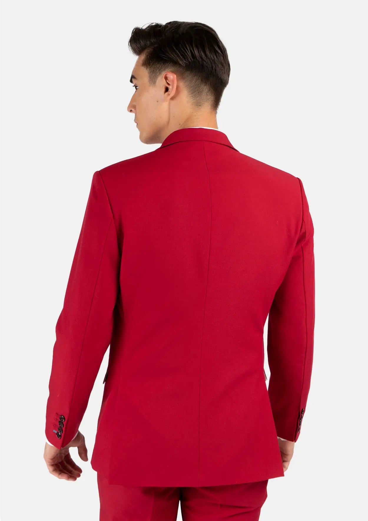 red dress suit Manzini Fancy Tuxedo Jacket Blazer Floral MZN-116 Size M Final Sale theres a better choice for you Intense red super 100s essential