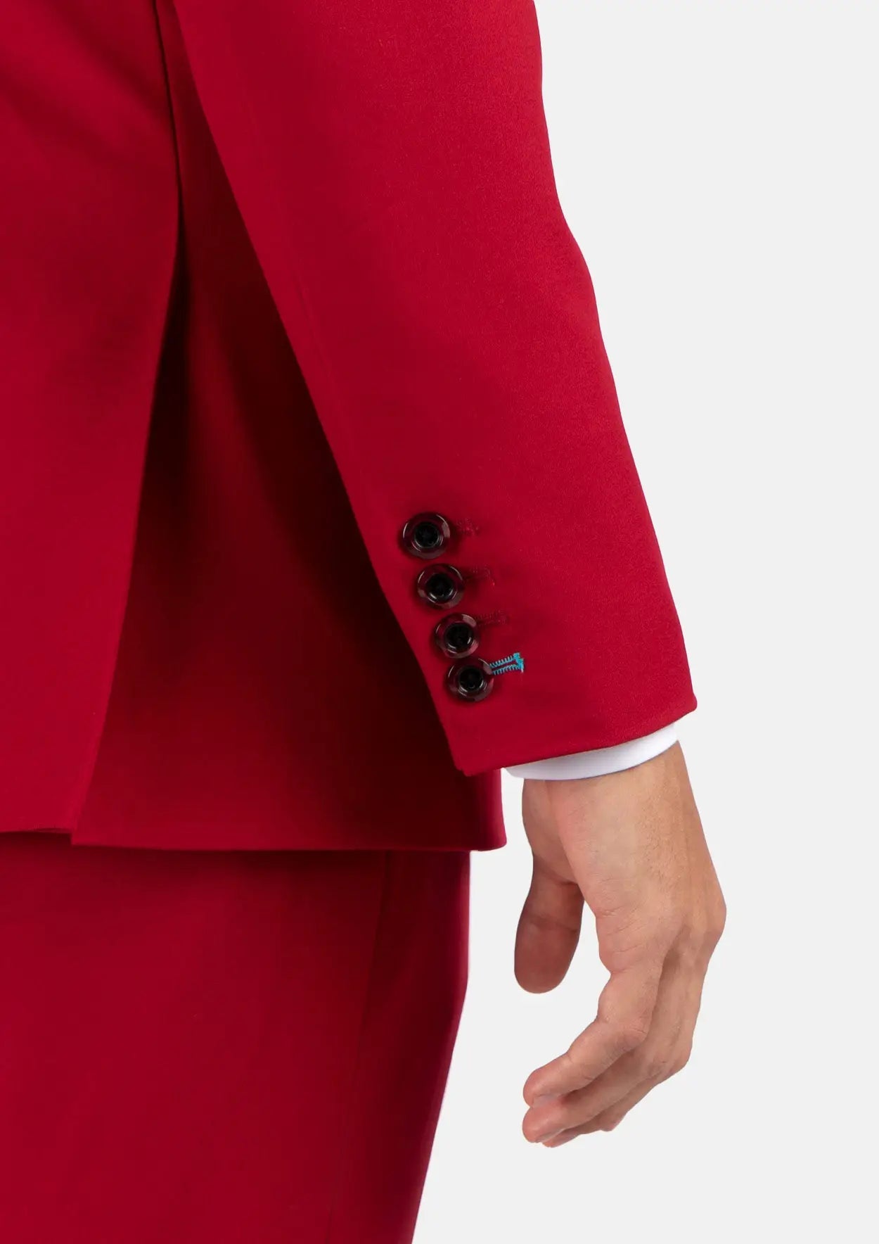 Ellis Spanish Red Stretch Suit - SARTORO