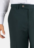 Emerald Green Stretch Pants - SARTORO