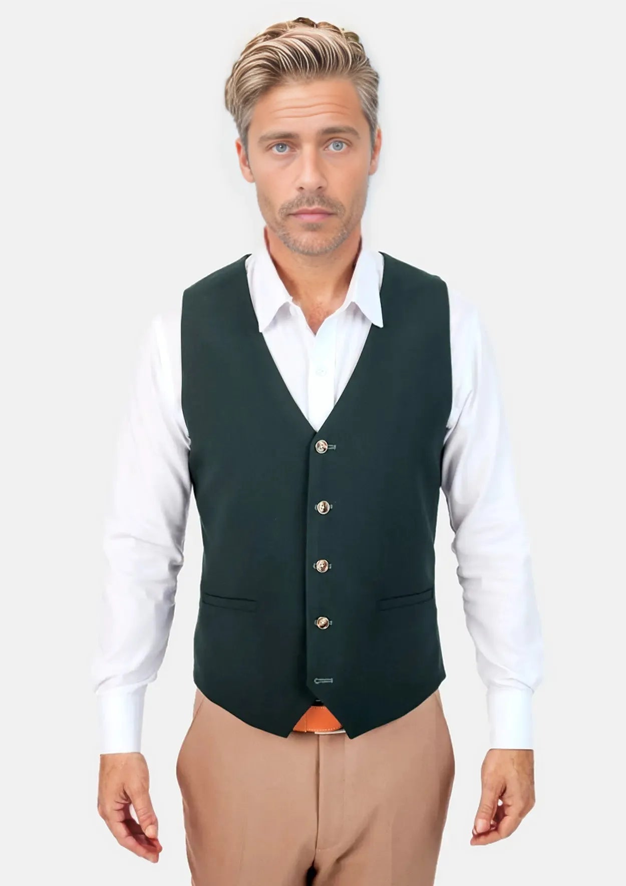 Emerald Green Vest - SARTORO
