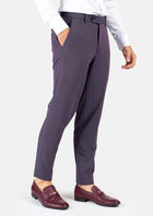Eminence Purple Stretch Pants - SARTORO819