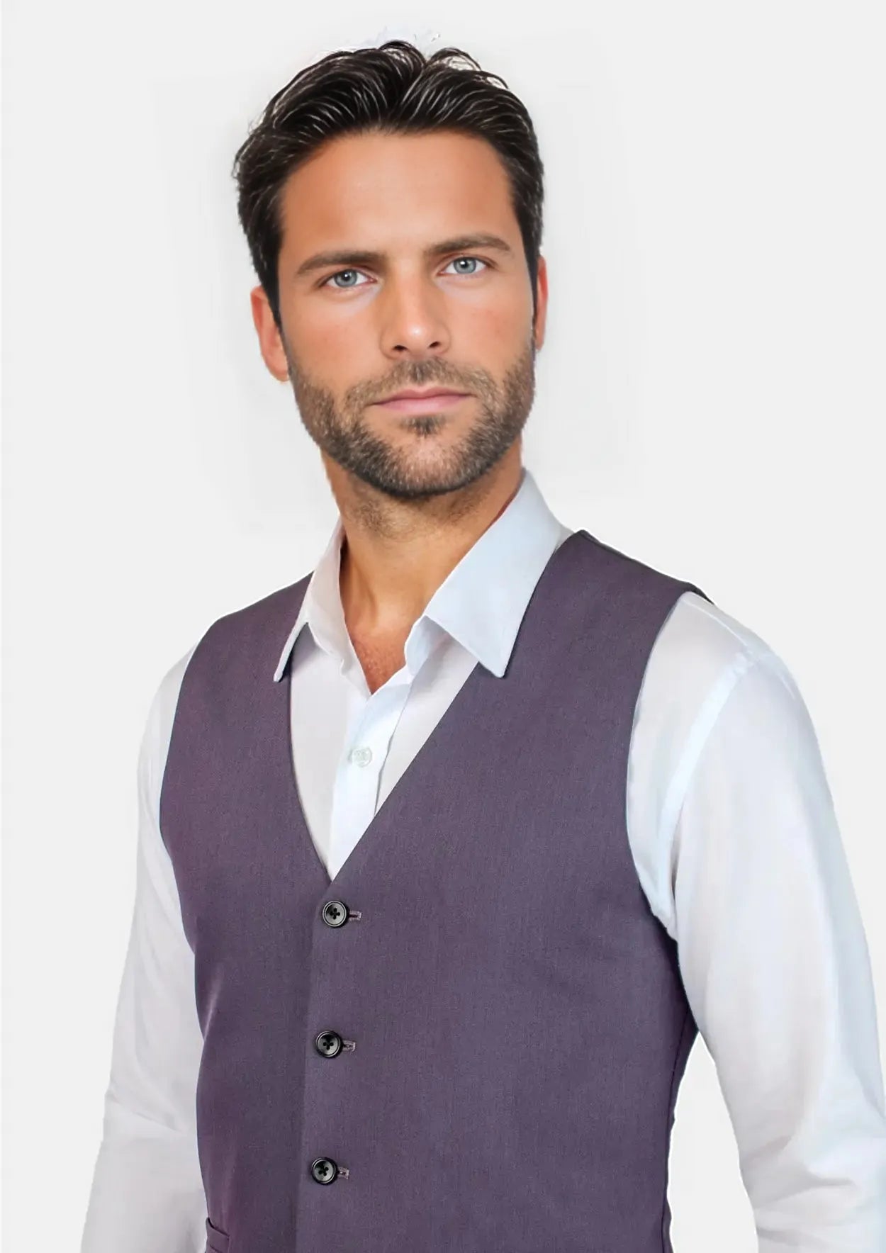 Eminence Purple Vest - SARTORO
