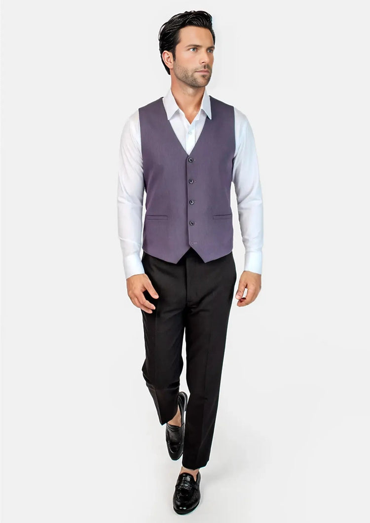 Eminence Purple Vest - SARTORO424