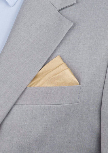 Gold Pearl Pocket Square - SARTORO