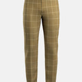 Gold Windowpane Pants - SARTORO