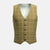 Gold Windowpane Vest - SARTORO
