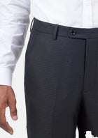 Graphite Blue Microcheck Pants - SARTORO449