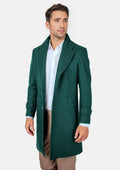 Green Classic Overcoat - SARTORO
