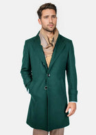 Green Classic Overcoat - SARTORO601
