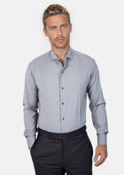 Grey Bamboo Tuxedo Shirt - SARTORO686