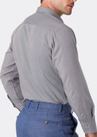 Grey Egyptian Cotton Broadcloth Shirt - SARTORO99