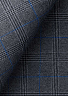 Dark Grey Prince of Wales Vest - SARTORO674