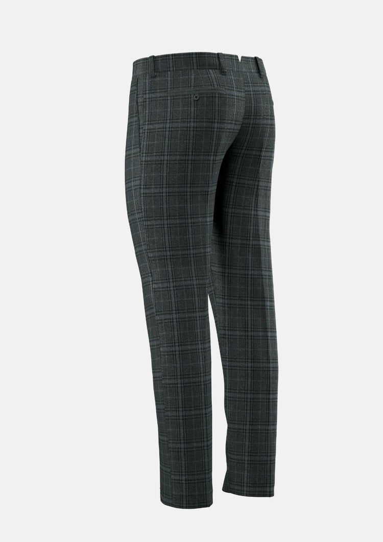 Grey Two-Tone Plaid Pants - SARTORO