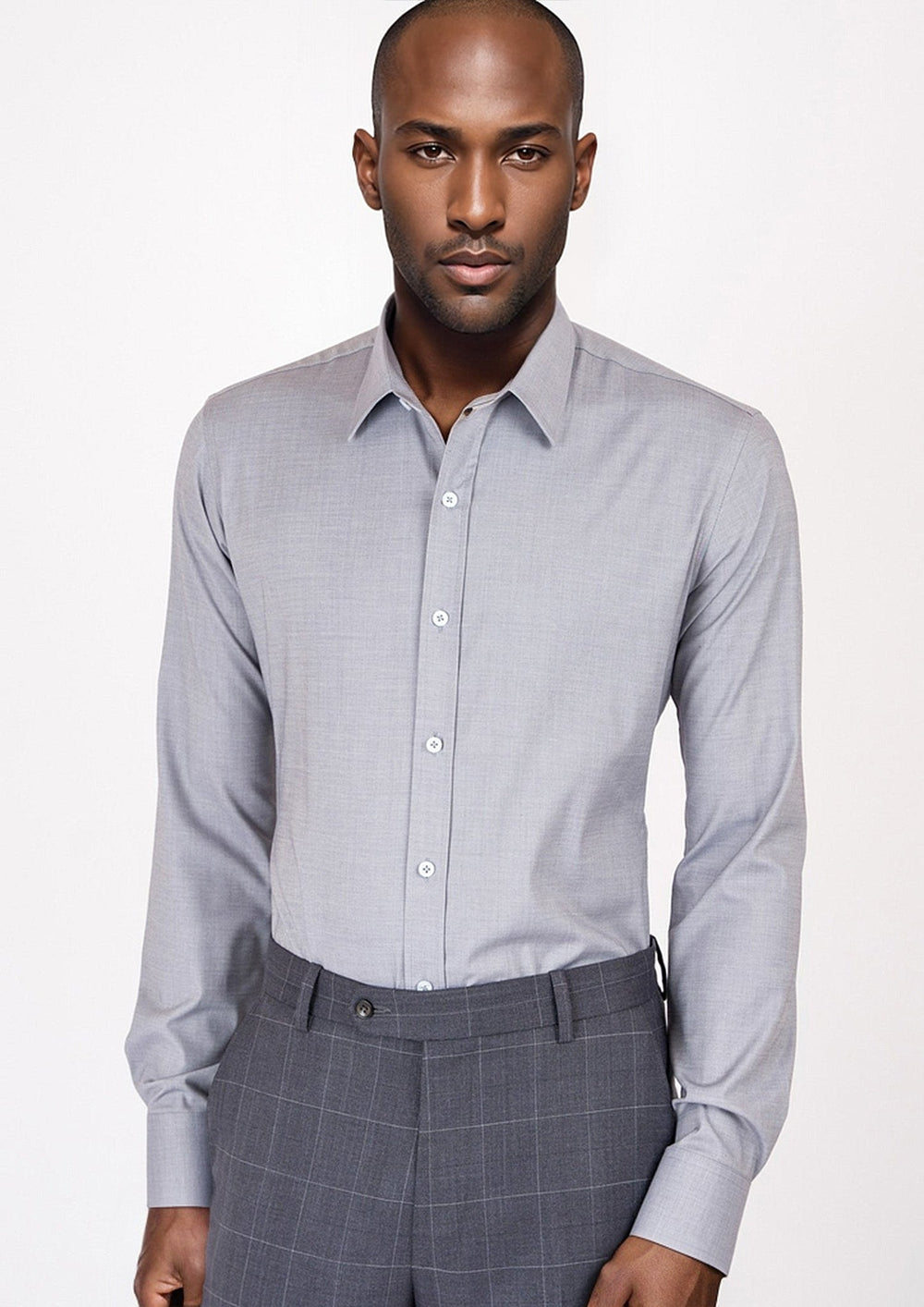 Grey Ultrasoft Bamboo Shirt - SARTORO