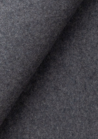 Grey Wool Signature Peacoat - SARTORO