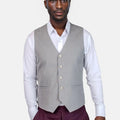 Harbor Grey Vest - SARTORO