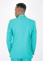 Hudson Aqua Blue Stretch Jacket - SARTORO667