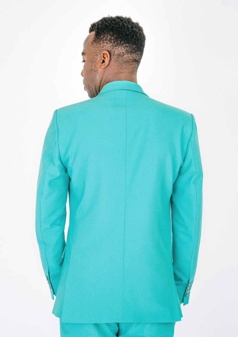 Hudson Aqua Blue Stretch Suit - SARTORO