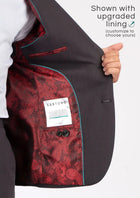 Hudson Charcoal Stretch Suit - SARTORO716