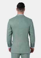 Hudson Jade Green Linen Jacket - SARTORO369