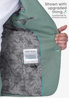 Hudson Jade Green Linen Suit - SARTORO694