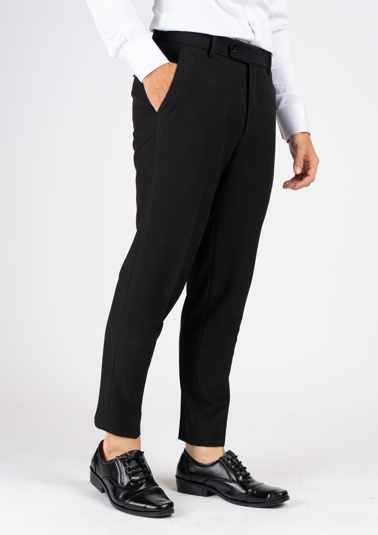 Hudson Midnight Black Stretch Suit - SARTORO