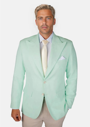 Hudson Mint Green Linen Blend Jacket