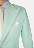 Hudson Mint Green Linen Blend Jacket - SARTORO