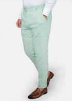 Hudson Mint Green Linen Blend Suit - SARTORO173
