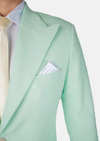 Hudson Mint Green Linen Blend Suit - SARTORO485