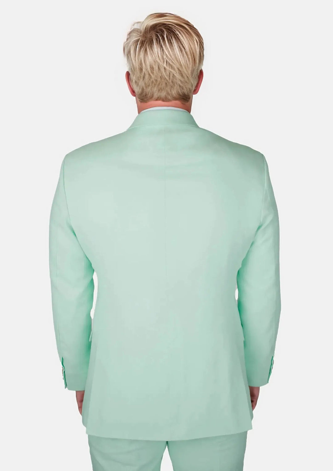 Hudson Mint Green Linen Blend Suit - SARTORO
