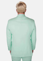 Hudson Mint Green Linen Blend Suit - SARTORO151