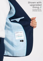 Hudson Navy Crosshatch Jacket - SARTORO354