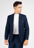 Hudson Navy Crosshatch Suit - SARTORO388