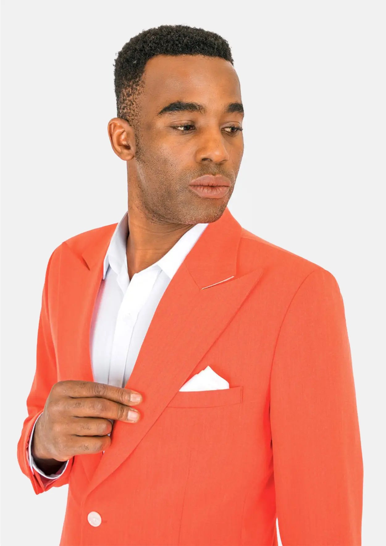 Hudson Orange Stretch Jacket - SARTORO