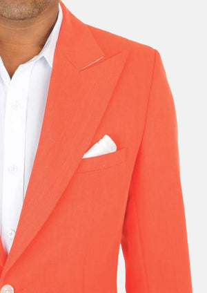Hudson Orange Stretch Suit - SARTORO
