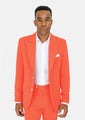 Hudson Orange Stretch Suit - SARTORO