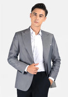 Hudson Oslo Grey Twill Jacket - SARTORO222