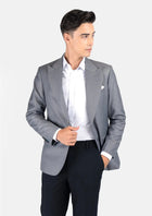 Hudson Oslo Grey Twill Jacket - SARTORO407