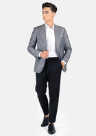 Hudson Oslo Grey Twill Jacket - SARTORO242